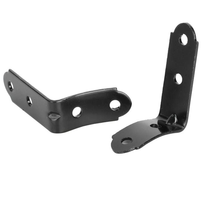 Reparatieset voor scharnierbeugel van dashboardkastje voor A4 S4 B6 B7 zwart