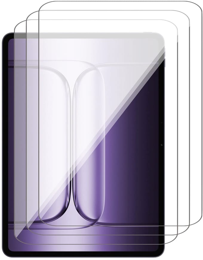 Screenprotector geschikt voor OnePlus Pad 3 (13.2 inch - 2025) - 3x Tempered Glas Screen Protector