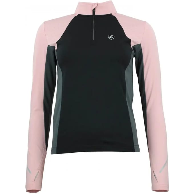 Dames t-shirt 1st skin met ritssluiting Peak Mountain