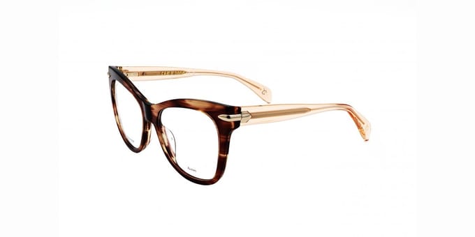 Rag & Bone RNB3074 Brown horn 53/17/140 WOMAN Brilmonturen