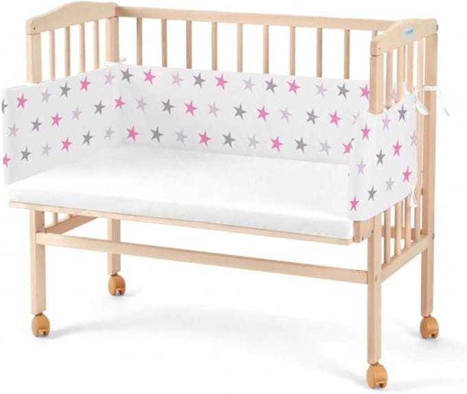 Waldin co sleeper/wieg 2 in1 met bedomrander