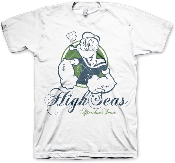 Popeye High Seas Afters-T-onic Big Tall T-shirt KF-1-POP012-H48-8