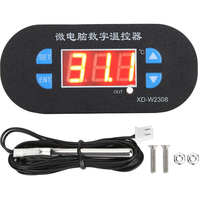 Digitale Display Temperatuurregelaar 0?300 celsius Hoge Precisie Regelbare Thermostaat 220V red
