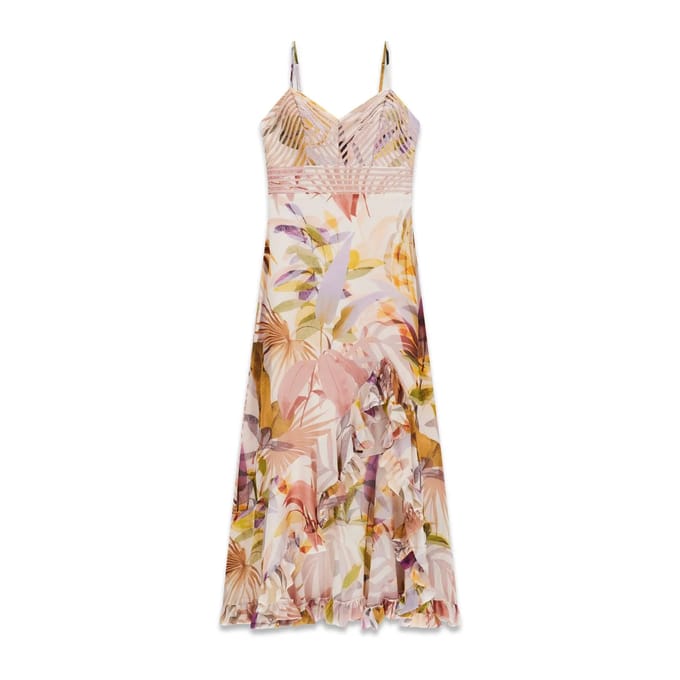 Mouwloze polyester jurk dames Guess Amina