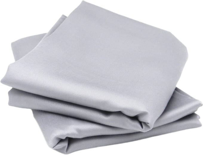 ADA® - Bamboe Kussenslopen - 60x70 - 2 Stuks - 100% Bamboe lyocell, Grijs