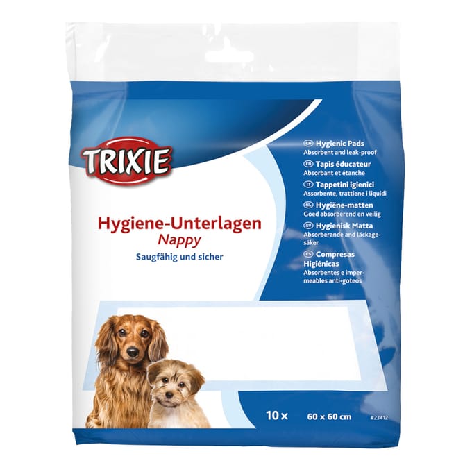 - L 60 x B 60 cm, 50 stuks - Trixie Nappy Puppy Pads