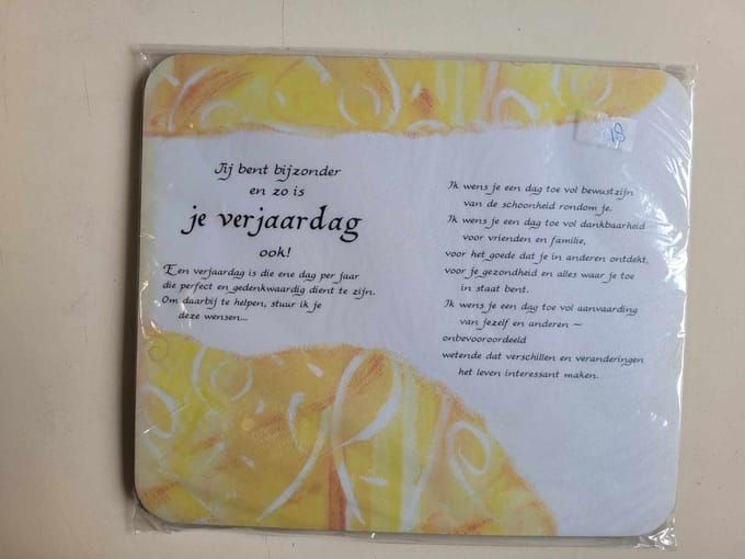 Muismat met prachtige tekst - Mousepad