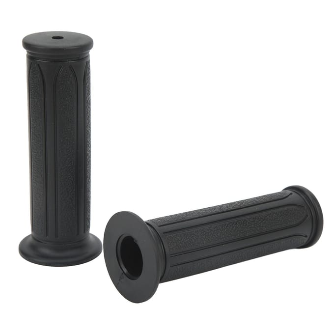 T053 2 STUKS Fiets Stuur Grip Plastic Antislip Schokabsorberende Fiets Handvatten Vervanging Handvat black