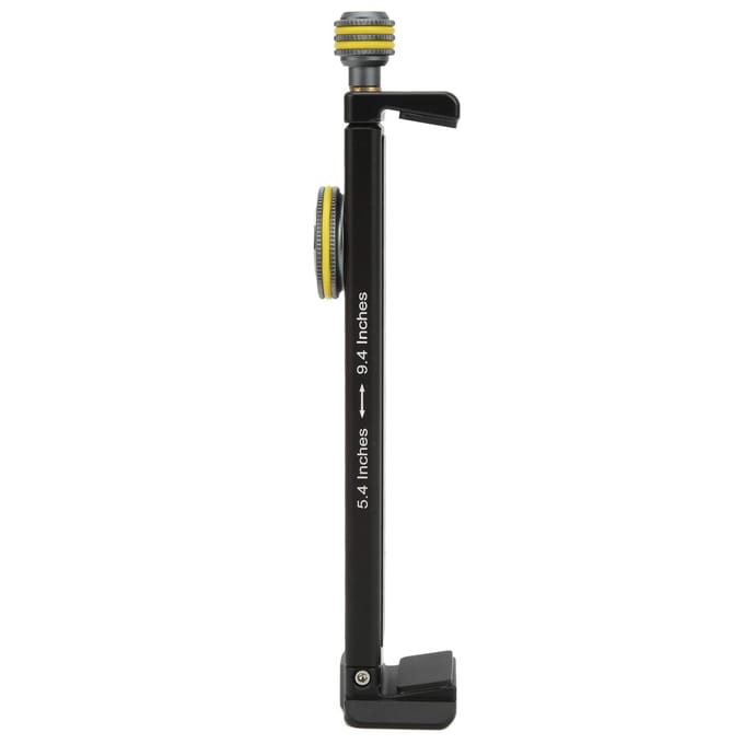 Aluminium Tablethouder Statiefmontage Adapter Universele Tabletklem met Cold Shoe Mount en 14 black