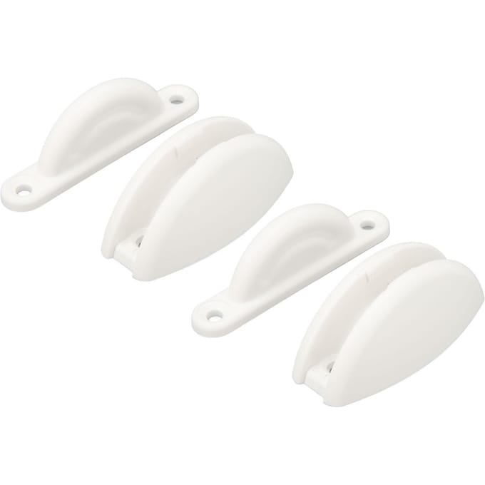 RV Deurvanger Kit Boogvormige Nylon Deurstopper Vasthoudhaak Houder voor Camper Trailer Motorhome Wit wit