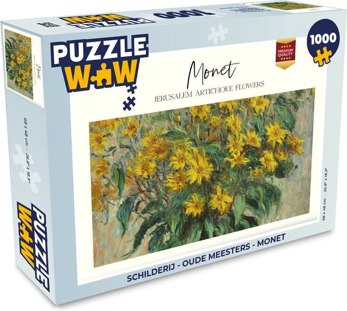 Puzzel Schilderij - Oude meesters - Monet - Legpuzzel - Puzzel 1000 stukjes volwassenen