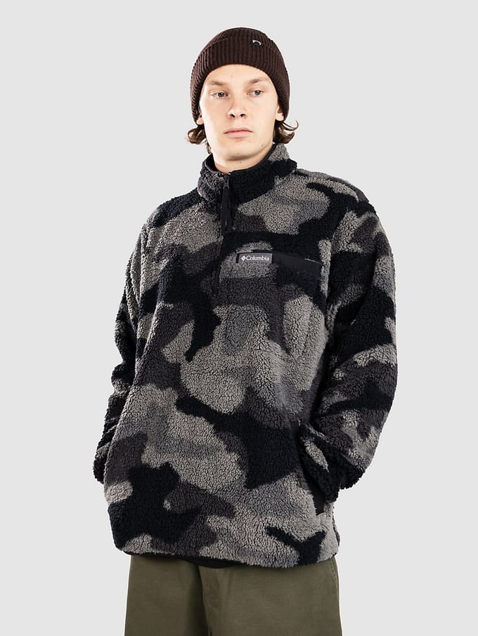 Columbia Rugged Ridge High Pile Half-Zip Fleece Trui zwart