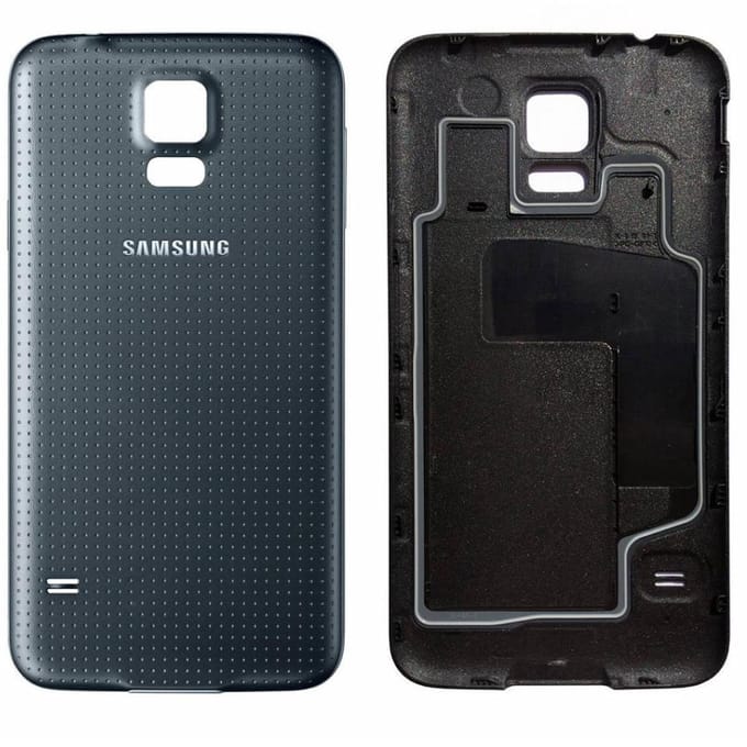 Batterij Cover Geschikt voor Samsung Galaxy S5 – Premium – Zwart