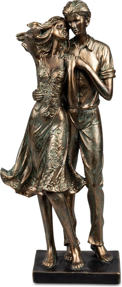 Boltze - Vrouw - Man - Beeld - Liefde - Bronz - 37cm - Paar