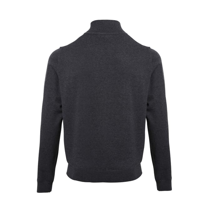 Premier Herenrits sweatshirt met halsopening (Houtskool)