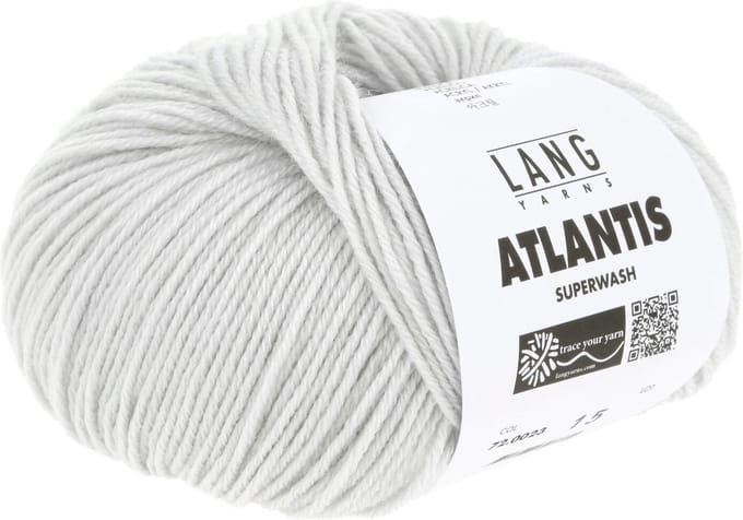 Lang Yarns Atlantis - 23 parelgrijs - Wol/Acryl-Mix Garen