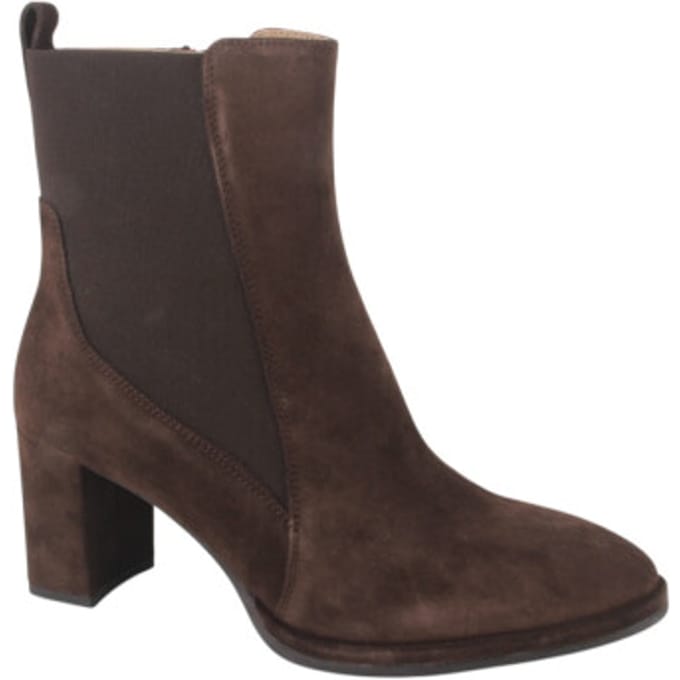 Unisa Luanco bs brown dames enkellaarzen gekleed
