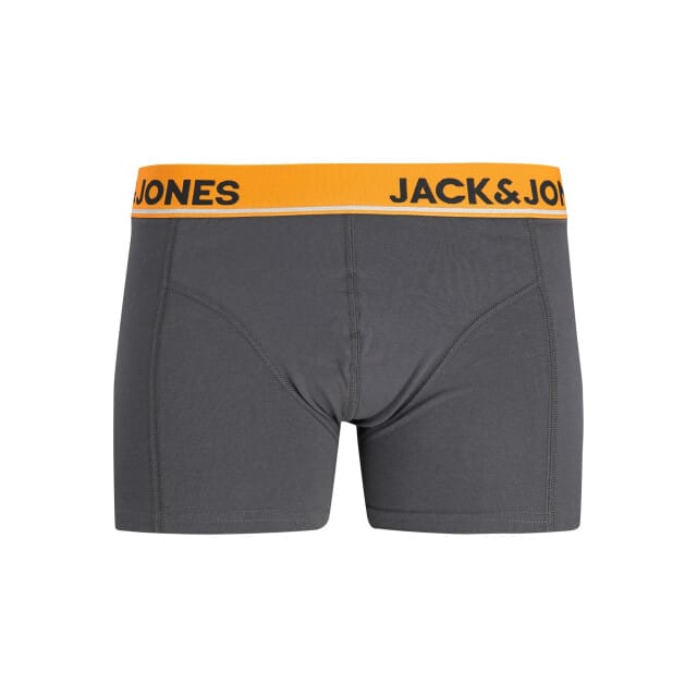 Jack & Jones Junior Effen Boxershorts Jongens Trunks JACGREG 3-Pack Oranje - Maat 140
