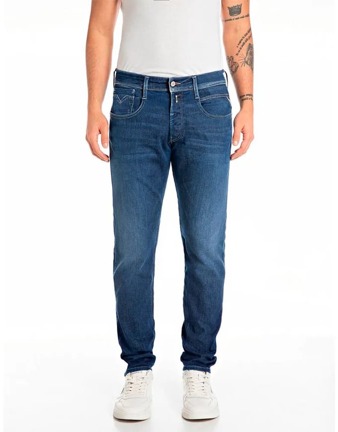 Replay M914y.000.573840 Spijkerbroek Blauw 33 / 30 Man
