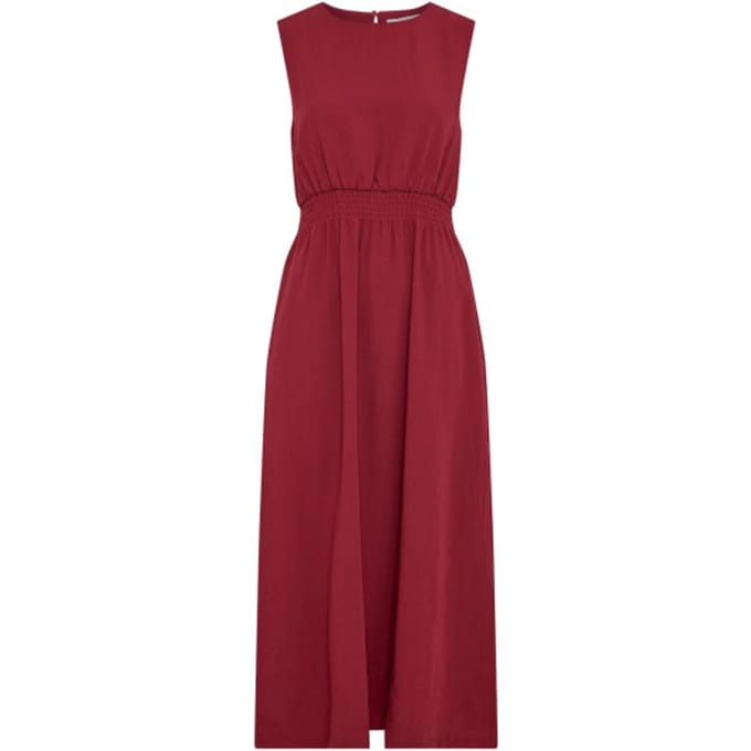 MSCH Copenhagen Mschdaria Sl Dress Dames - Jurk - Bordeaux - Maat XL