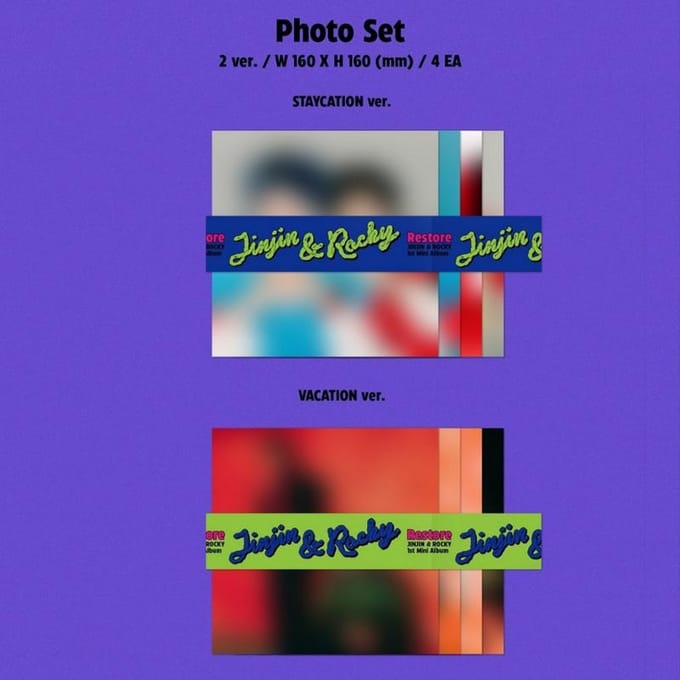 JINJIN & ROCKY(ASTRO) HERSTELLEN(Willekeurig) / 1e mini-album RANDOM 1EA blue
