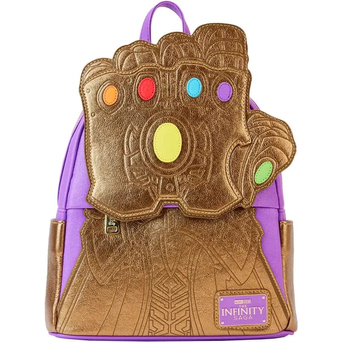 Loungefly: Marvel - Shine Thanos Gauntlet Mini Backpack