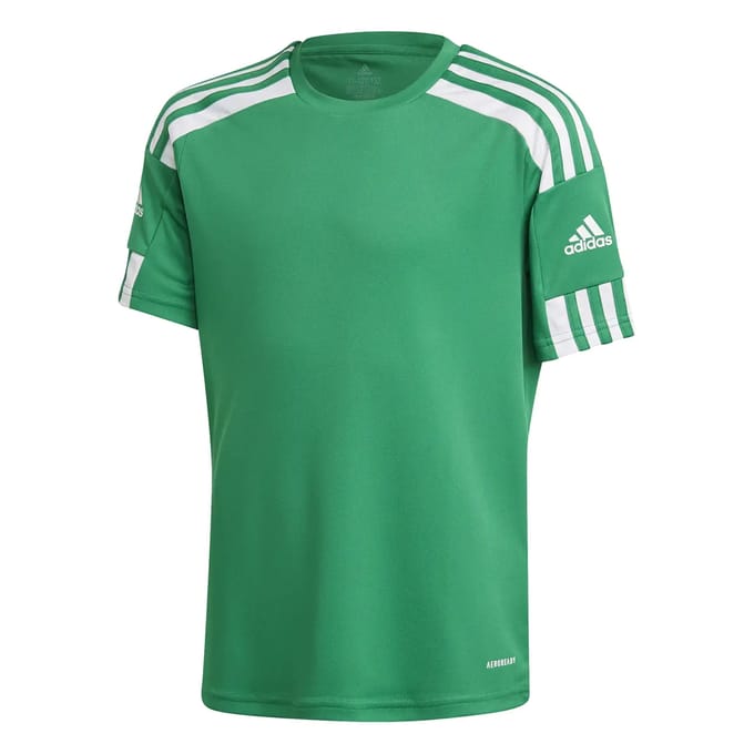 Adidas Squadra 21 Shirt Korte Mouw Kinderen - Groen / Wit | Maat: 128