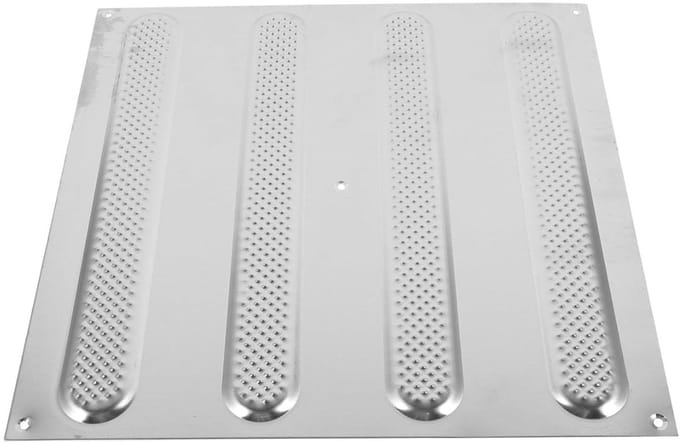Blinde Planken - Voelbare Stenen - Pad Markering - Roestvrij Staal - 30x30cm - Zoals Getoond