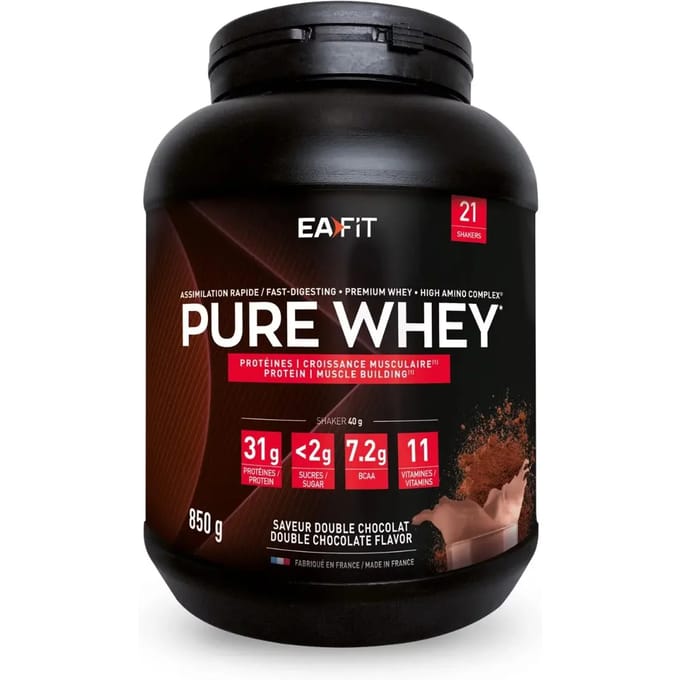 Dubbele chocolade eiwit EA Fit Pure Whey