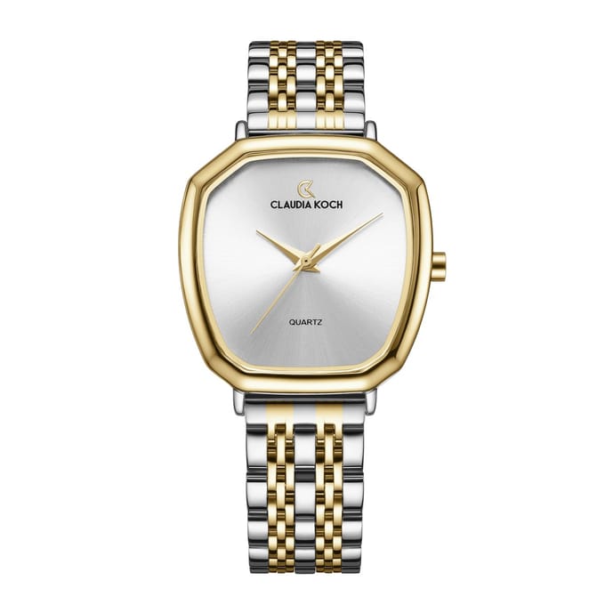 CK Harmony – Two-Tone Gold with Silver Dial - ClaudiaKoch Watches CK 4378