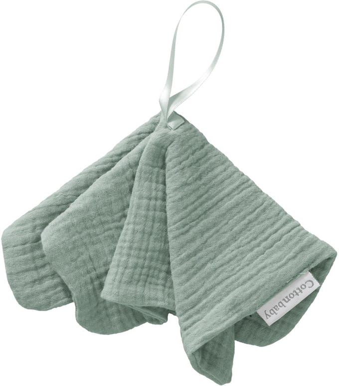 Cottonbaby speendoekje - Cottonsoft - oudgroen