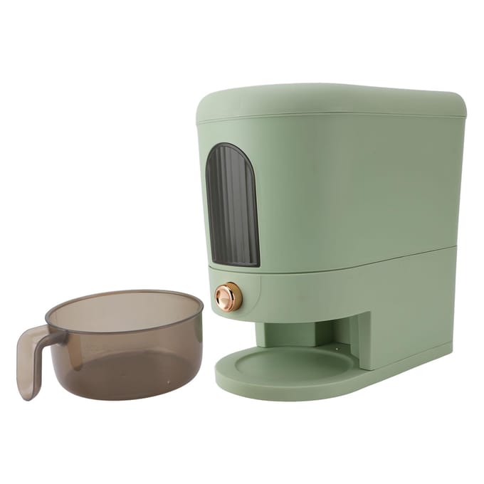11lb Rijstdispenser Multifunctioneel Automatisch Grote Graancontainer Huishoudelijke Graandispenser Emmer groen