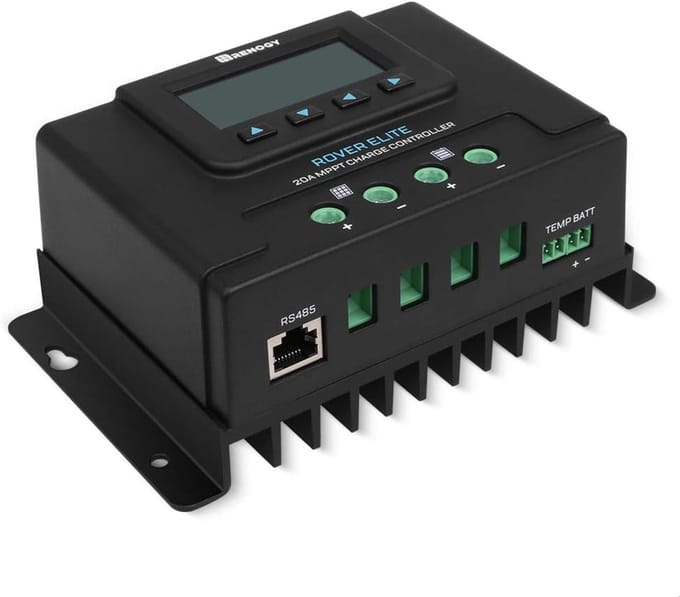Zonne Laadregelaar - MPPT Controller - Off-grid Laden - Automatische 12V/24V - 16 x 10 x 7 cm