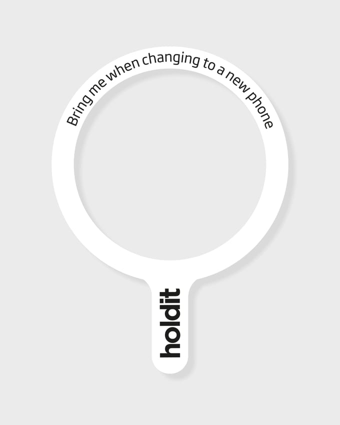 Magnet Ring Magsafe Compatible White One Size