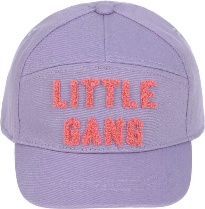 LÄSSIG Pet Kids Base Cap Little Gang Lilac 2-6 Jaar