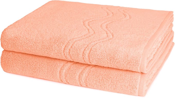 Ross Dames en Heren 2 X douchedoek - Als set Cashmere feeling