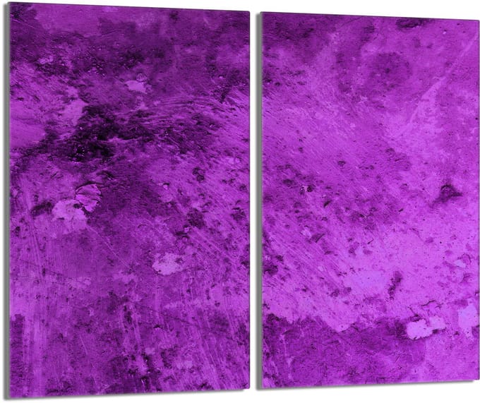 TMK ArtDeko - Glasplaat Beschermer - Fiolet - 2x30x52cm