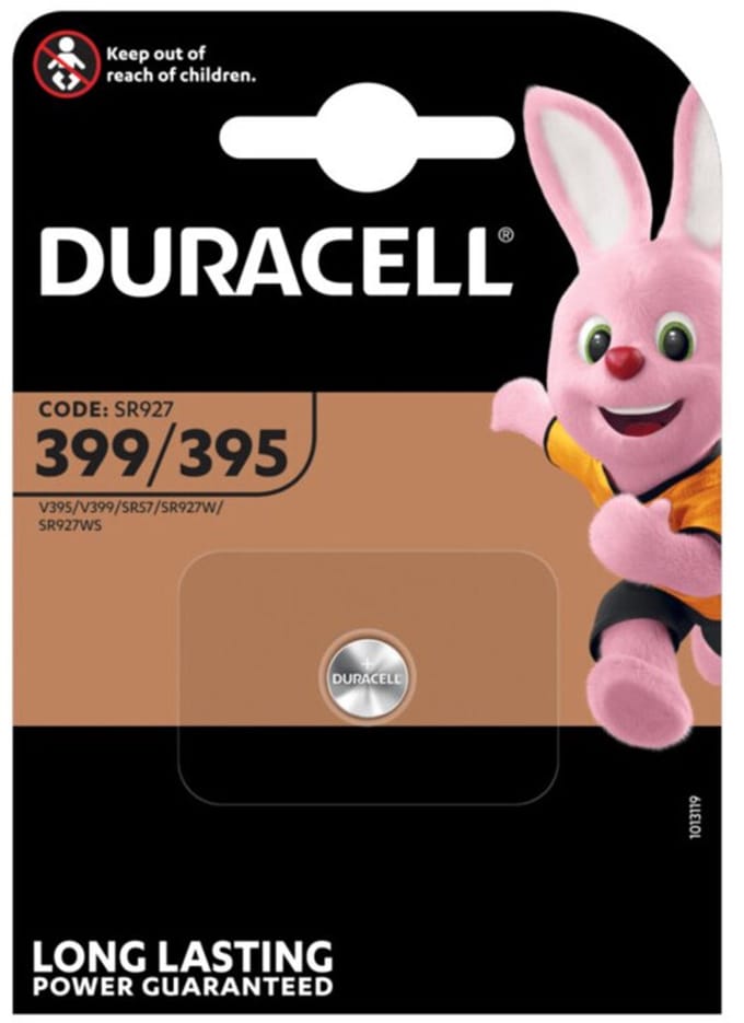 Duracell Knoopcel Batterij Silver Oxide 395/399 - 5 x 1 stuks - Voordeelverpakking