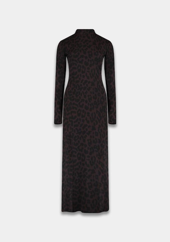 Harper & Yve Jessie-dr Dames - Jurk - Bruin - Maat S
