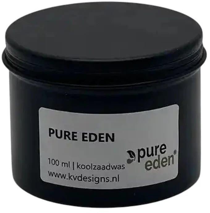 Geurkaars 100ml – Pure Eden – Handgemaakt van Koolzaadwas – 40 branduren – KV DESIGNS