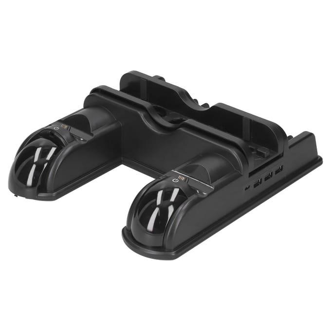 Ventilateur de Refroidissement pour Console de Jeu Support Vertical Station de Charge pour Manettes pour PS4 SLIM PRO black