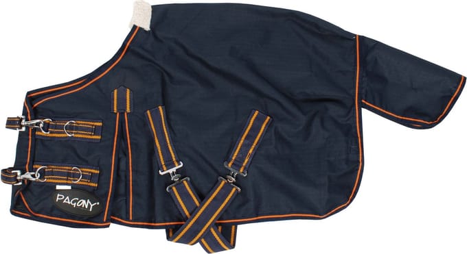 Pagony Miniature Outdoordeken 0-grams - Maat: 85 - Donkerblauw - Polyester