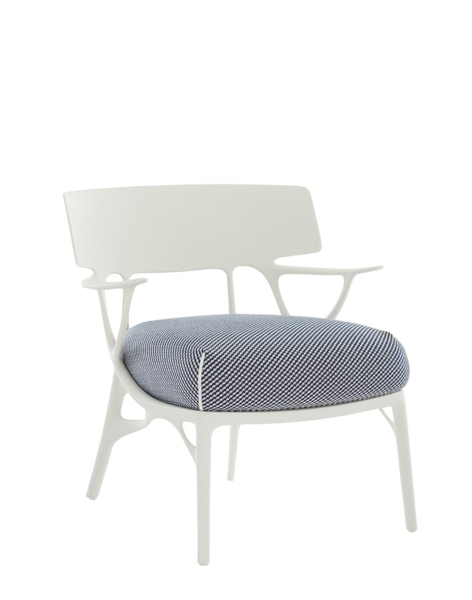 Kartell A.I. Outdoor Loungestoel - blauw