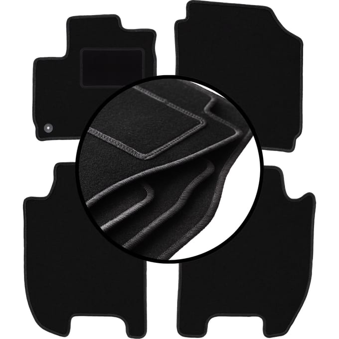 Complete set veloursmatten voor: Honda Jazz IV hatchback (2015-)
