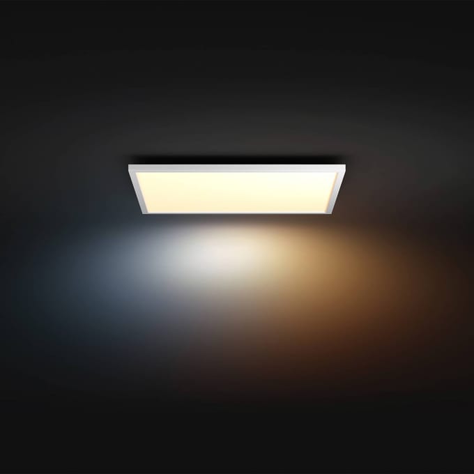 Philips Hue Aurelle paneellamp – warm- tot koelwit licht – wit – vierkant large