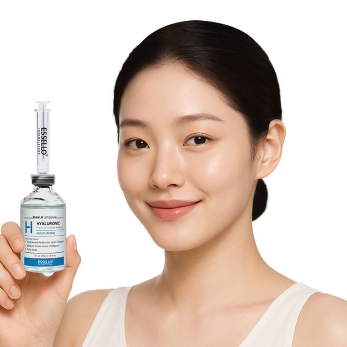 [ESSELLO] Real Hyaluronic Ampul 60ml white
