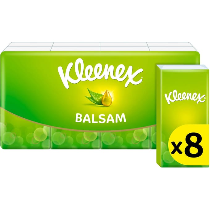 Kleenex® Balsam zakdoekjes 8 stuks