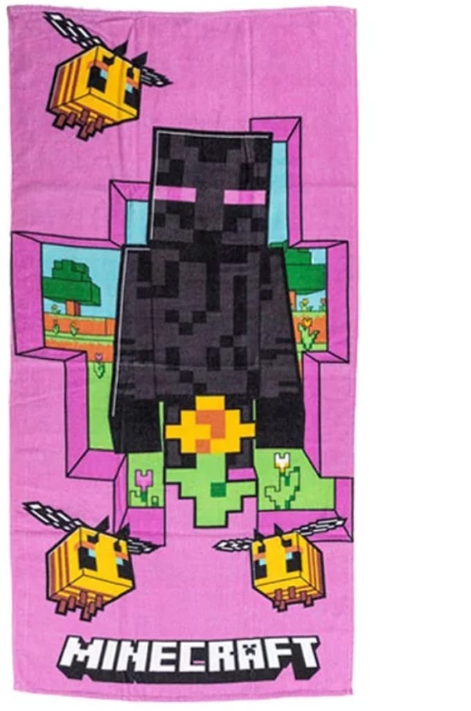 Minecraft Strandlaken - 70 x 140 cm - Katoen