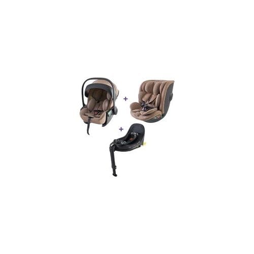 Bundel Prénatal autostoel Sunny, Sacha & base taupe unisex