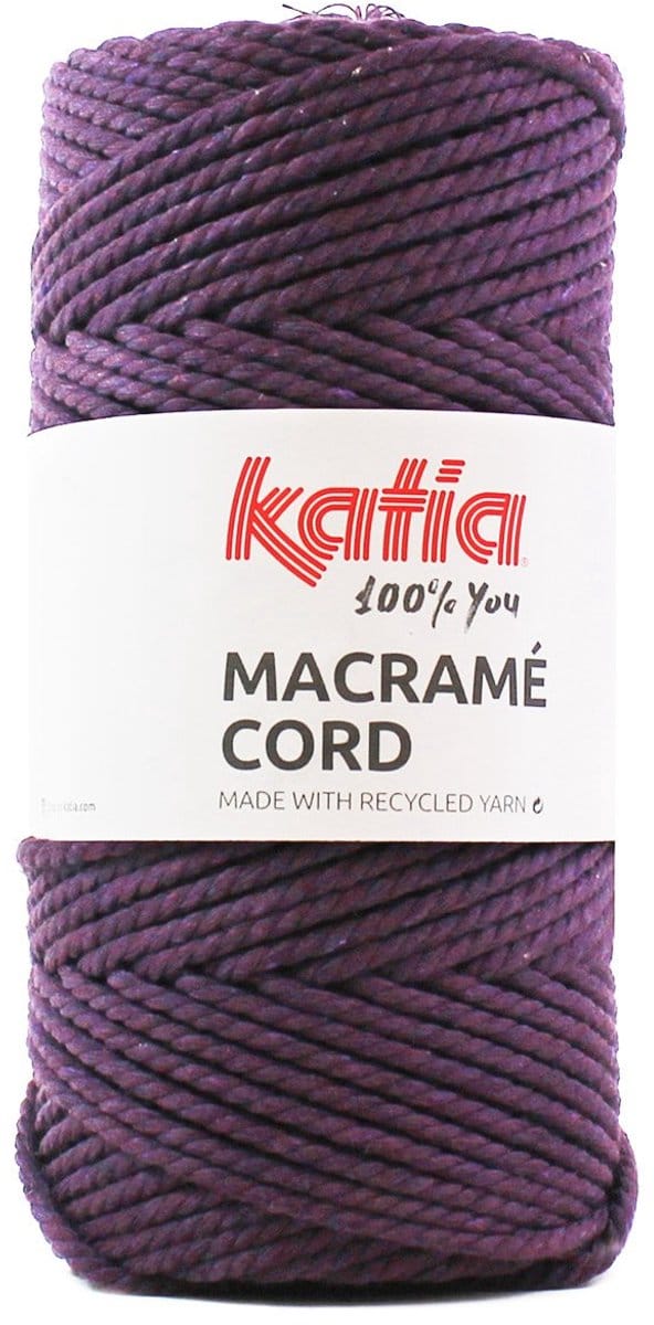 Katia Macramé Cord - 109 aubergine - Katoen Garen